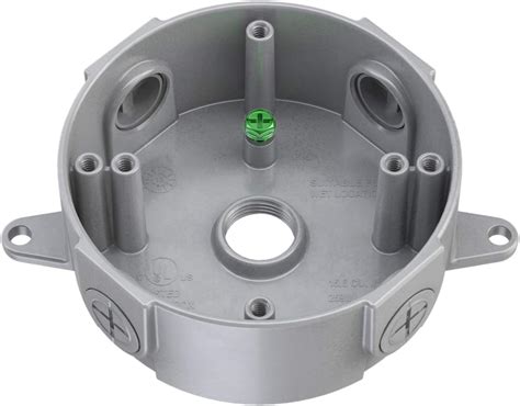 electrical outdoor junction box round 4.75 inches|4 round electrical box.